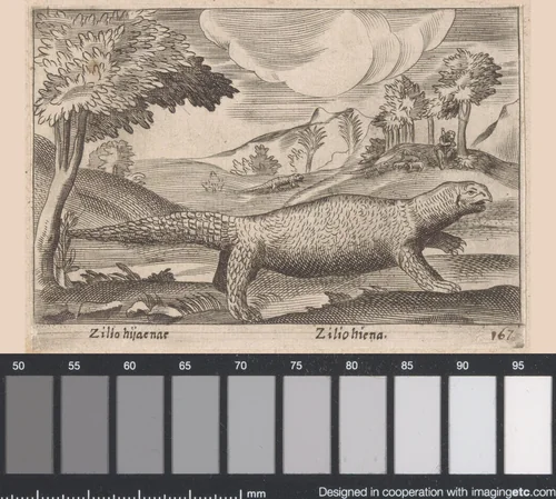 Reptiel by Antonio Tempesta, print, 1565-1630