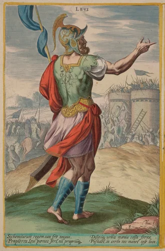 Levi by Jan Sadeler I, portfolio, 1585