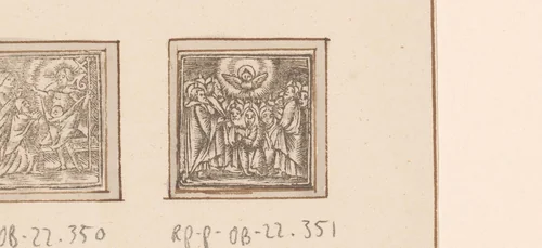 Pinksteren by anonymous, print, 1590