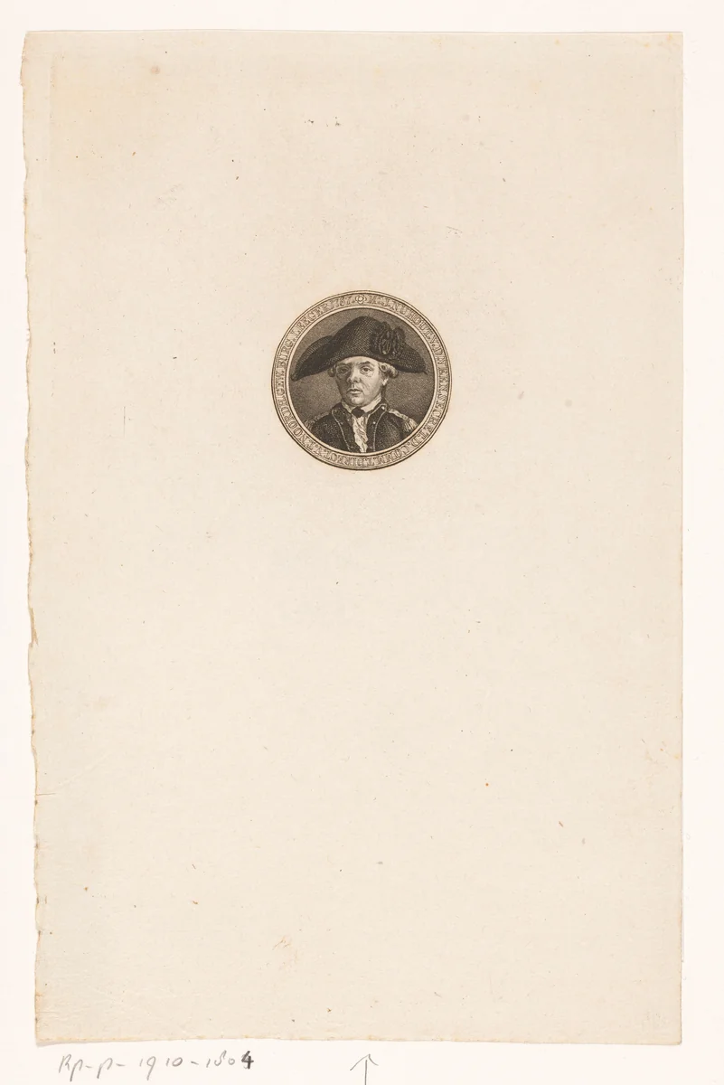 Portret van Joachim Nuhout van der Veen by Abraham Jacobsz. Hulk, print, 1787