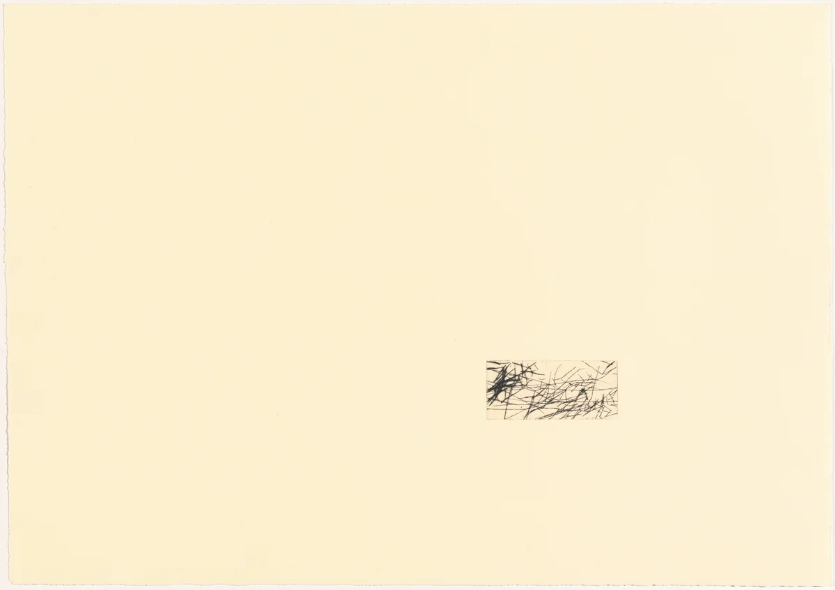 Day One from Seven Day Diary (Not Knowing) by John Cage, portfolio, 1978