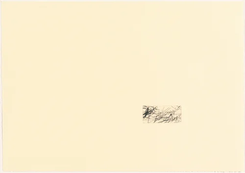 Day One from Seven Day Diary (Not Knowing) by John Cage, portfolio, 1978