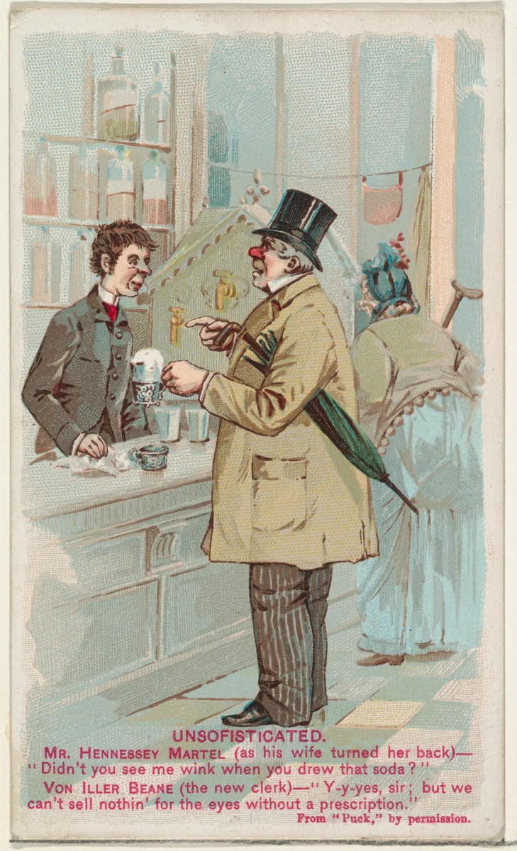 Unsofisticated, from the Snapshots from "Puck" series (N128) issued by Duke Sons & Co. to promote Honest Long Cut Tobacco by W. Duke, Sons & Co., print, 1888