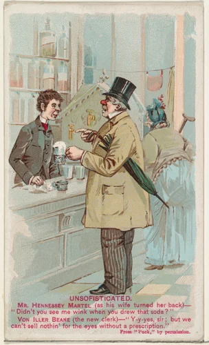 Unsofisticated, from the Snapshots from "Puck" series (N128) issued by Duke Sons & Co. to promote Honest Long Cut Tobacco by W. Duke, Sons & Co., print, 1888