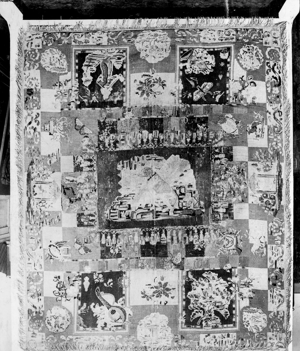 Rug by England, textile, 1850