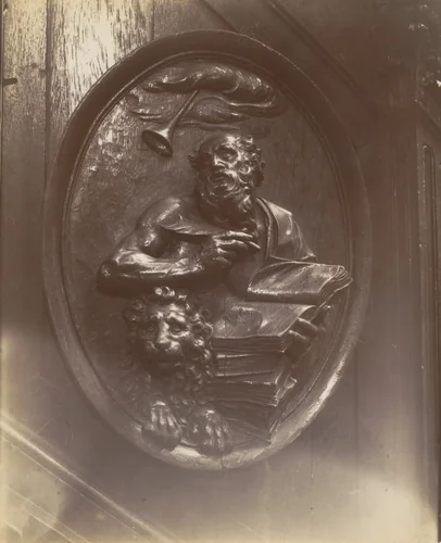 Saint-Étienne-du-Mont (Chaire) by Eugène Atget, photograph, 1912