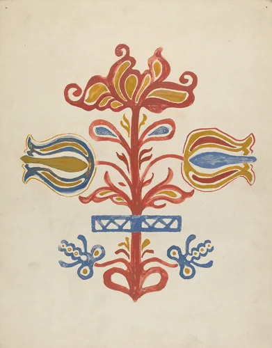 Design from Proposed Portfolio by American 20th Century, index of american design, 1935-1942