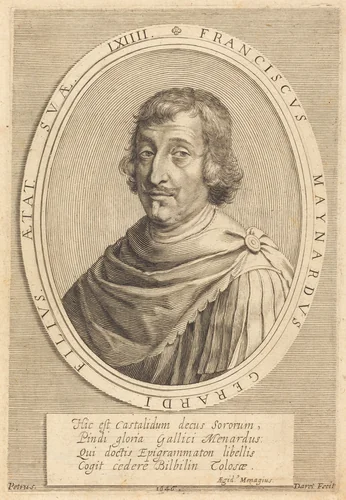 Francois Maynard by Pierre Daret de Cazeneuve, print, 1646