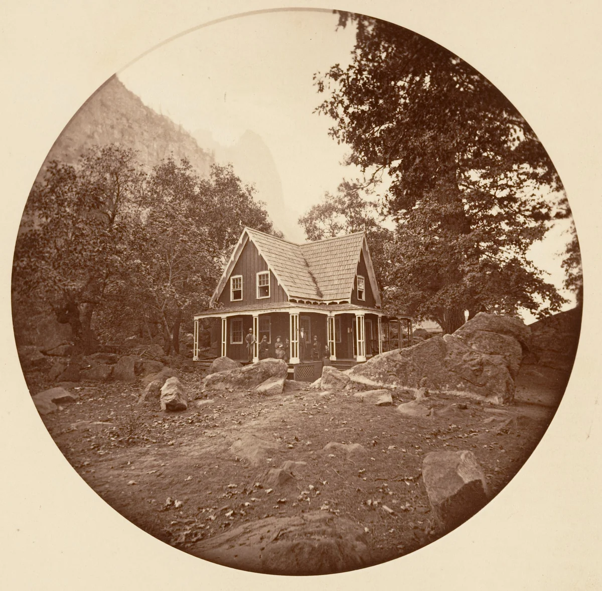 [Yosemite National Park, California] by Carleton E. Watkins, photograph, 1876-1880