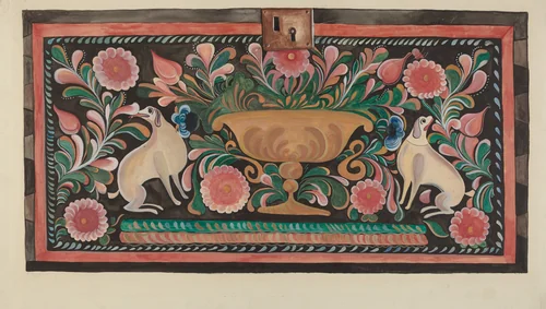 Sp. Col. Chest by E. Boyd, index of american design, 1936