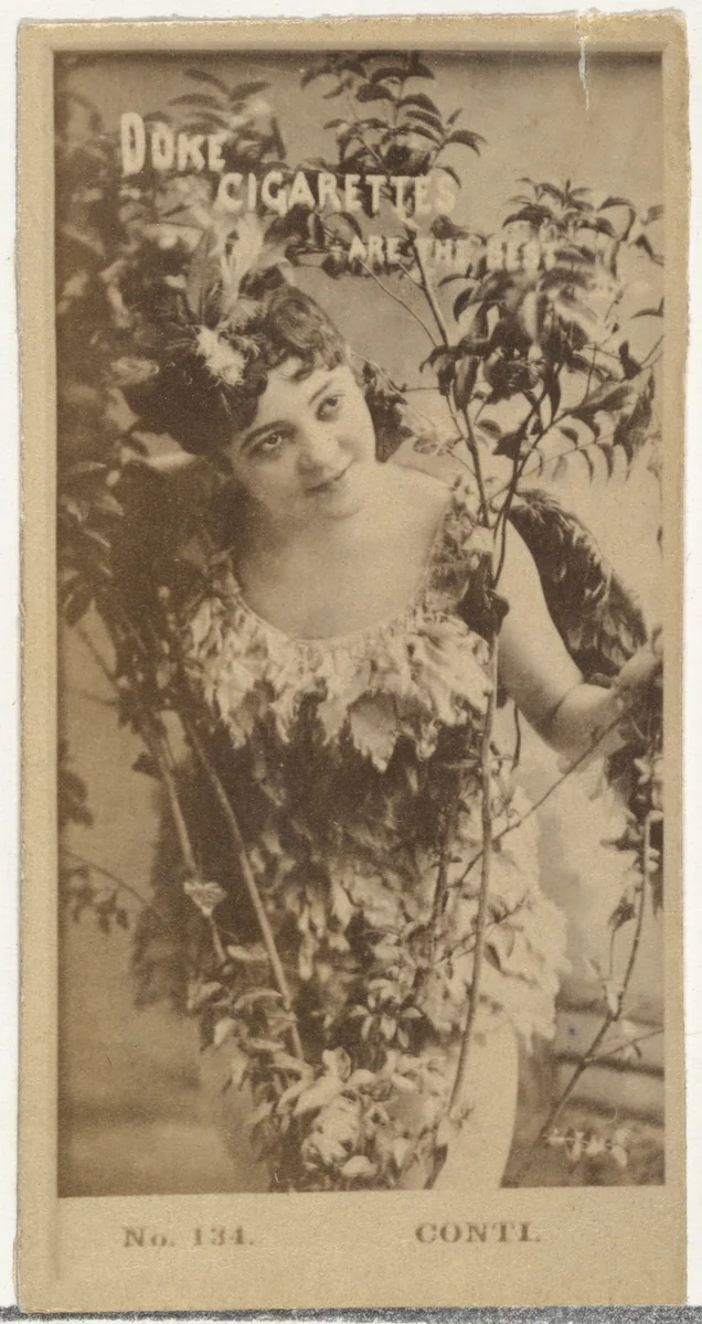Card Number 134, Conti, from the Actors and Actresses series (N145-6) issued by Duke Sons & Co. to promote Duke Cigarettes by W. Duke, Sons & Co., photograph, 1880-1889
