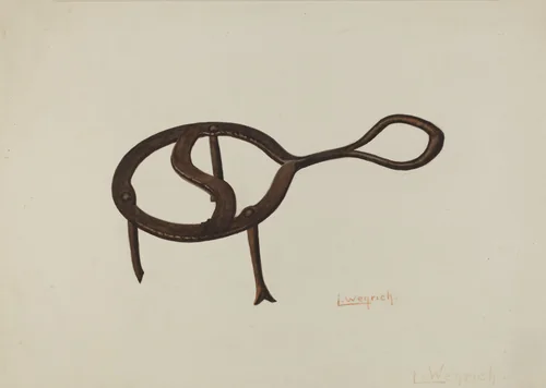 Trivet by Luther Wenrich, index of american design, 1940