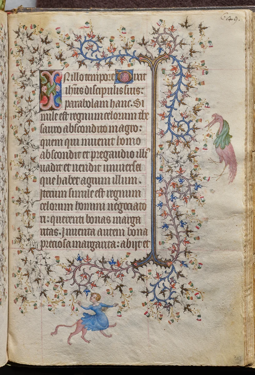 Hours of Charles the Noble, King of Navarre (1361-1425), fol. 319r, Text by Master of the Brussels Initials and Associates, book, 1400-1410