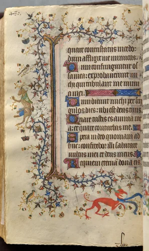 Hours of Charles the Noble, King of Navarre (1361-1425): fol. 234v, Text by Master of the Brussels Initials and Associates, book, 1400-1410