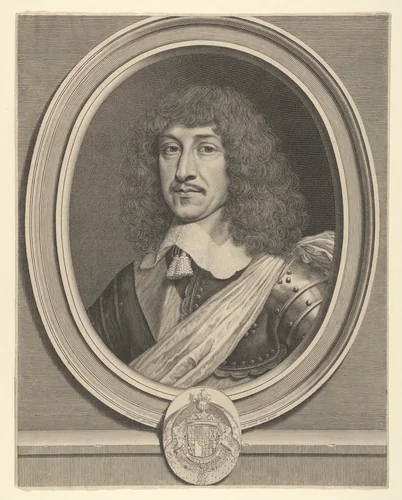 Bernard de Foix de La Valette, duc d'Eperon by Robert Nanteuil, print, 1645-1655