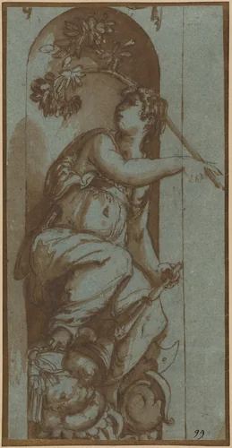 Allegory of Peace by Giorgio Vasari, drawing, 1500-1599