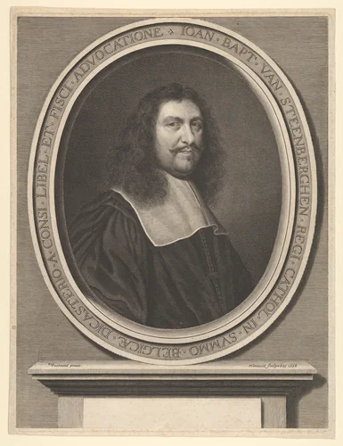 Jean-Baptiste van Steenberghen by Robert Nanteuil, print, 1668