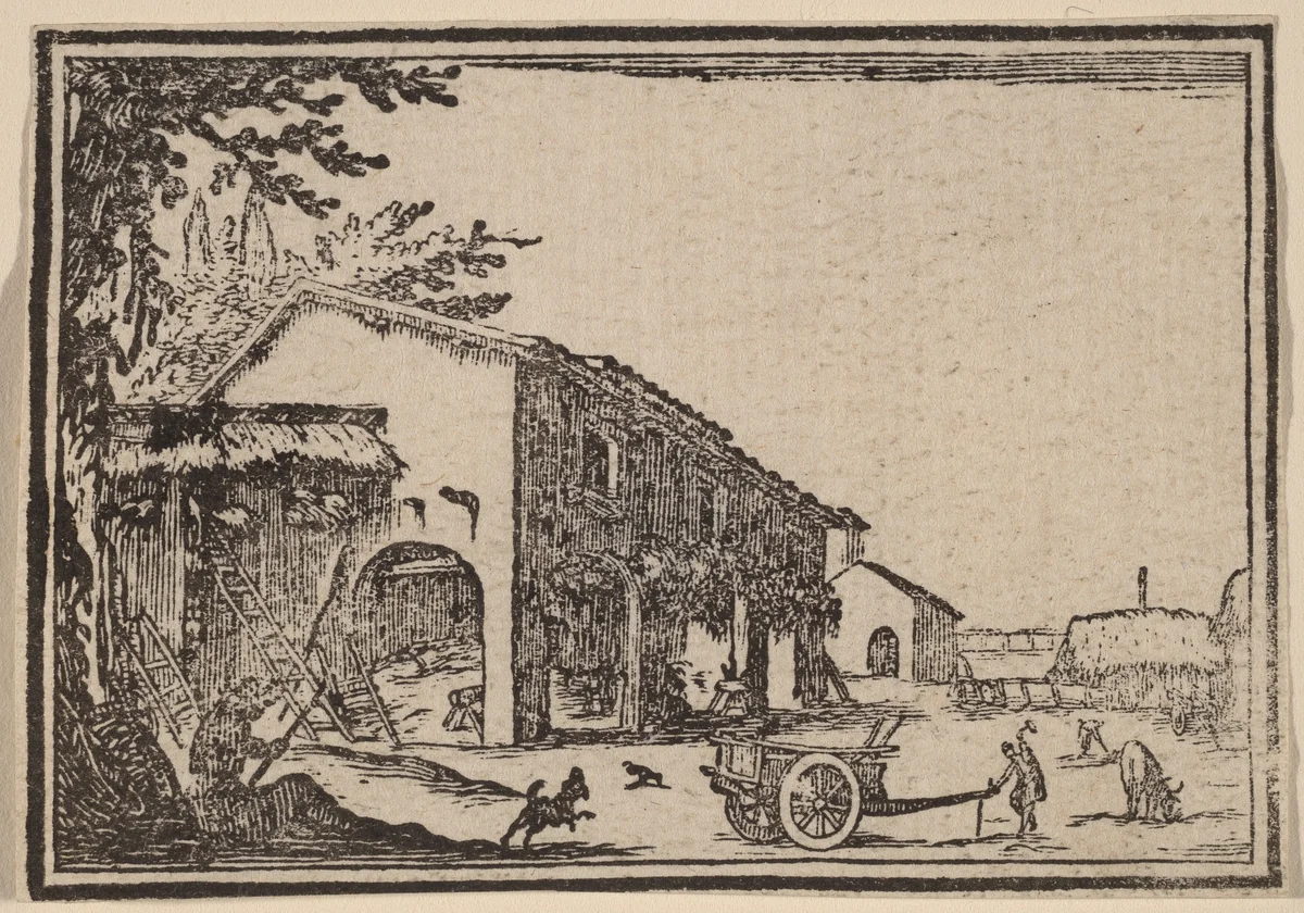 Courtyard of a Farm by Edouard Eckman
Jacques Callot, print, 1621