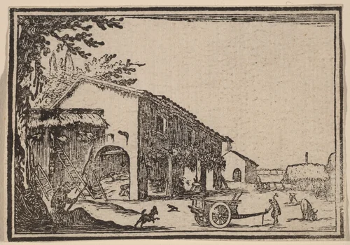 Courtyard of a Farm by Edouard Eckman
Jacques Callot, print, 1621