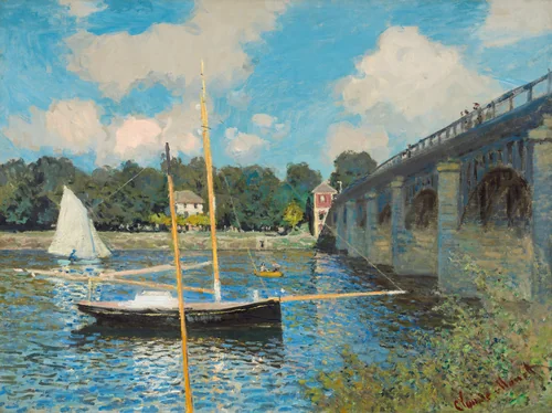 The Bridge at Argenteuil by Claude Monet, painting, 1874