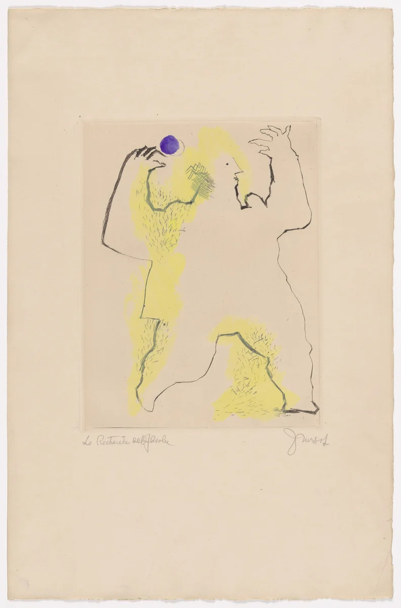 The Quest for the Absolute , plate from the illustrated book Baroques by Jean Lurçat, illustrated book, 1925