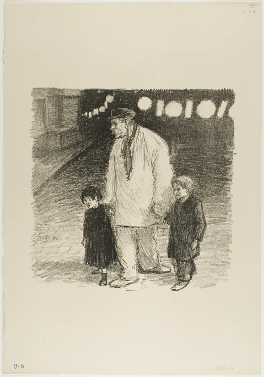 National Holiday by Théophile Alexandre Steinlen, print, 1894