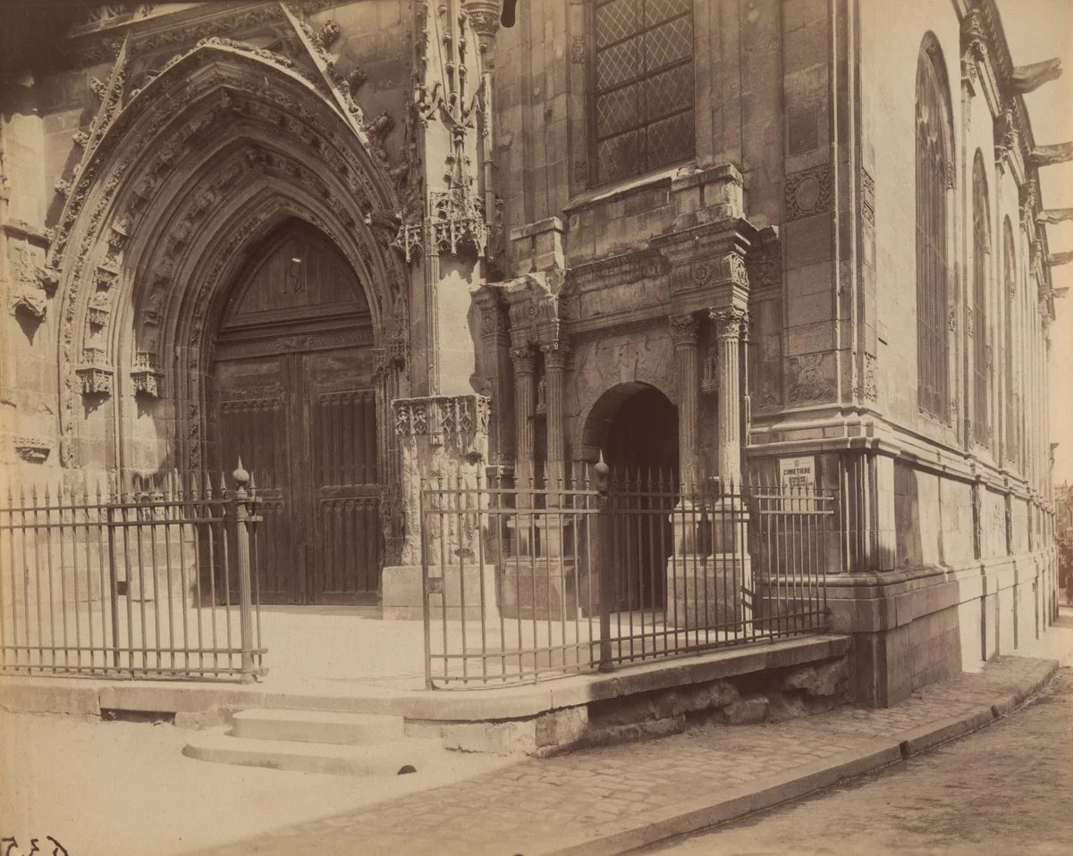 Pontoise. Église St. Maclou by Eugène Atget, photograph, 1902