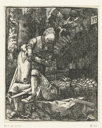 Pyramus en Thisbe by Unknown, print, 1513