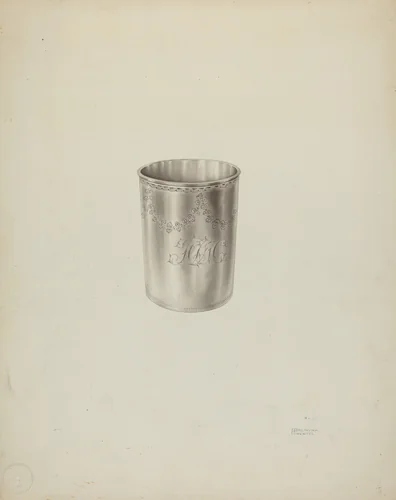 Silver Beaker by Palmyra Pimentel, index of american design, 1938