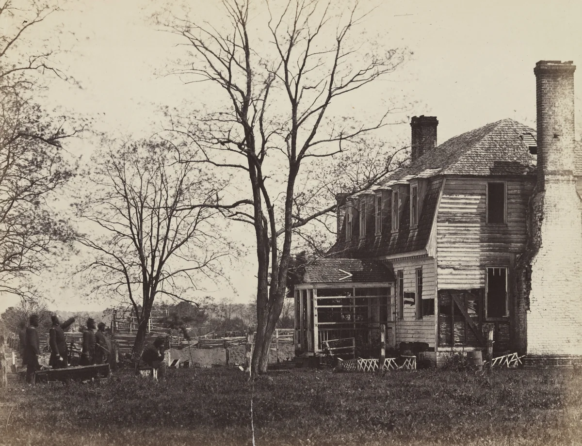 Moore House, Yorktown, Virginia by Alexander Gardner, photograph, 1862