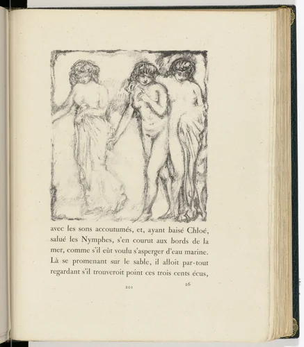 In-text plate (page 201) from Daphnis et Chloé by Pierre Bonnard, illustrated book, 1902