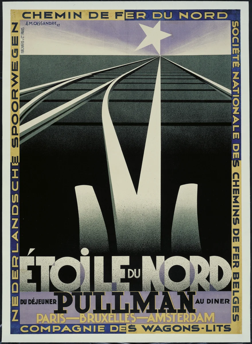 Étoile du Nord by A. M. Cassandre, design, 1927