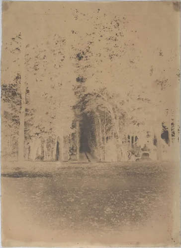 [Gardens of the Château de Saint-Cloud] by Louis-Rémy Robert, photograph, 1851-1855