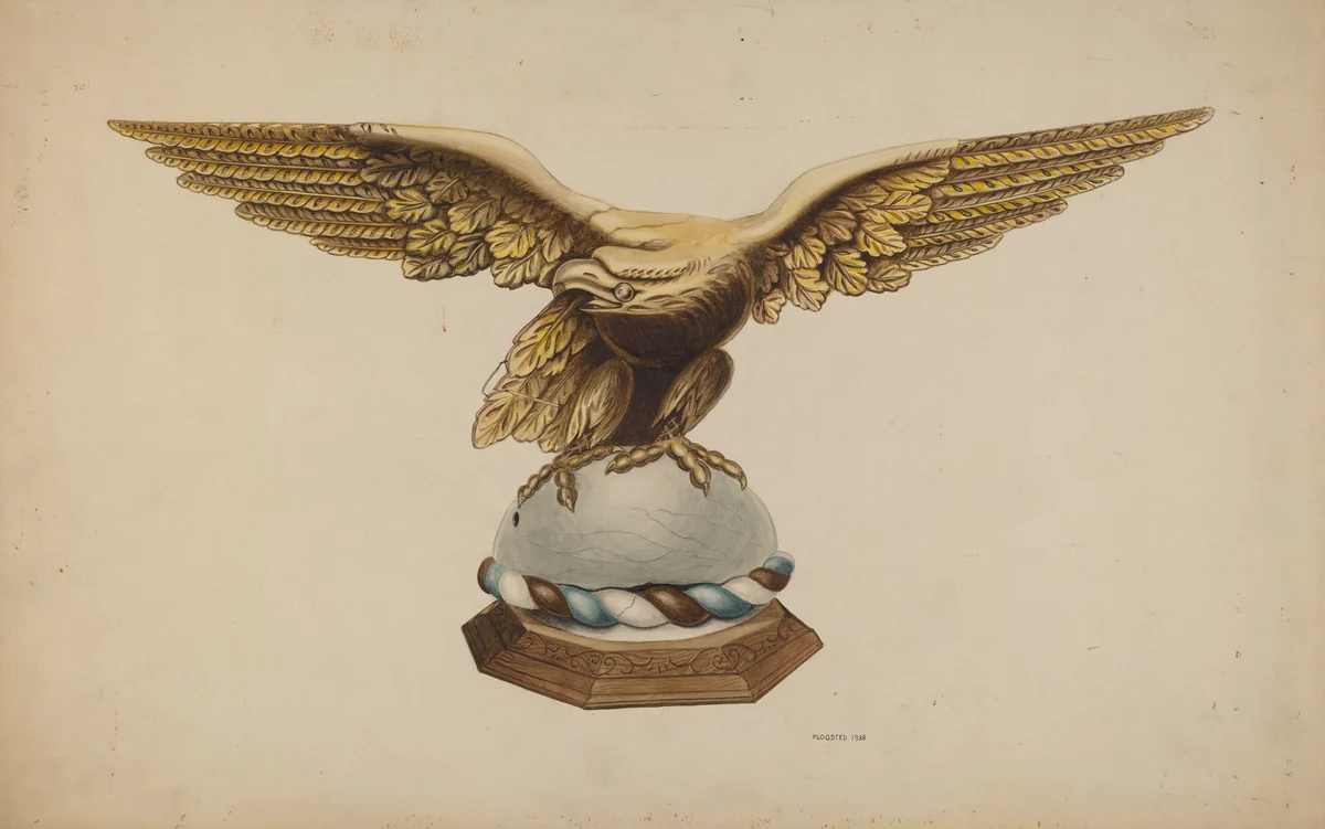 Eagle by Louis Plogsted, index of american design, 1938