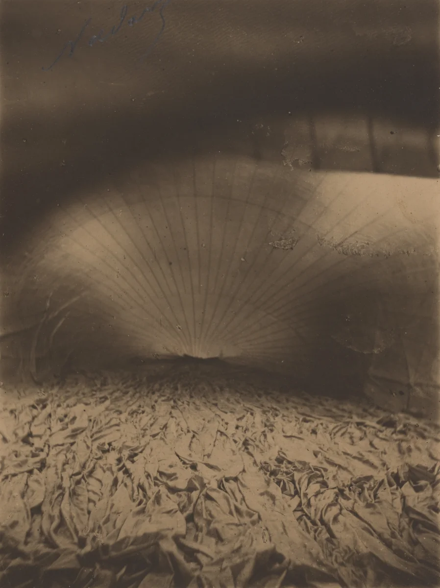Interior of Le Géant Inflating by Nadar, photograph, 1863