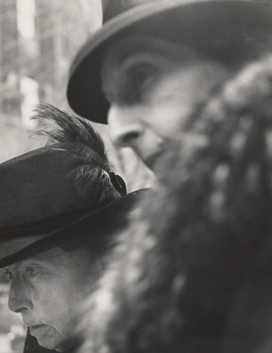 Rockefeller Center by Leon Levinstein, photograph, 1956