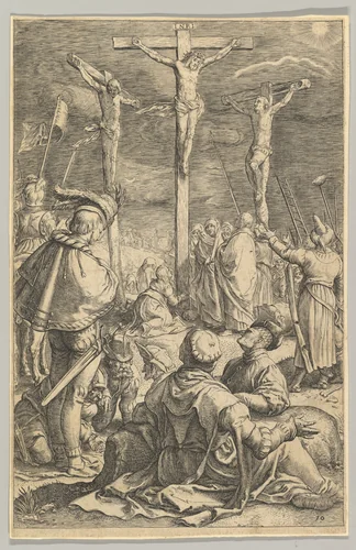 Christ on the Cross, from "The Passion of Christ" by Ludovicus Siceram, print, 1618-1628