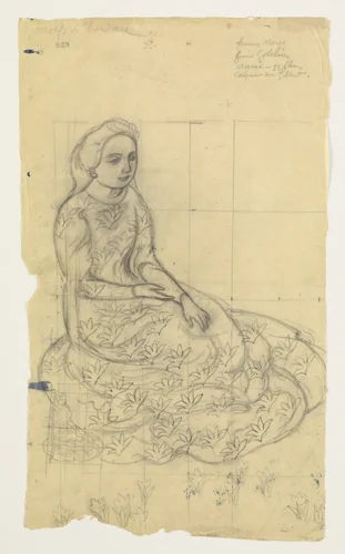 Marthe by Maurice Denis, drawing, 1893