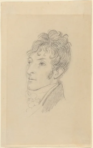 Portrait of a Man by John Flaxman, drawing, 1755-1826