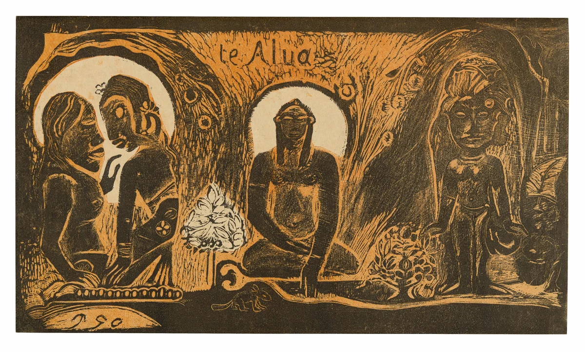 Te atua (The God), from the Noa Noa Suite by Paul Gauguin
Louis Roy, print, 1894