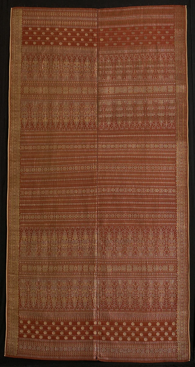 Ceremonial Shoulder Cloth (Kain songket lepus) by Malay Indonesia, textile