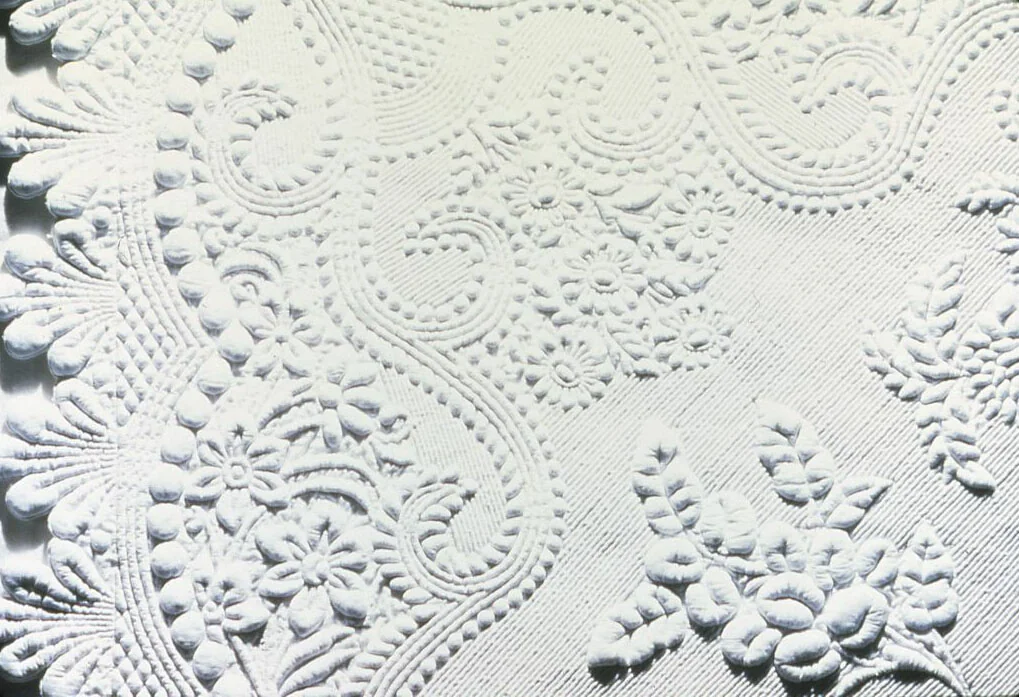 Bedcover by France, textile, 1825-1875