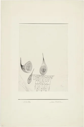 Three Fruit (Drei Früchte) by Paul Klee, drawing, 1927