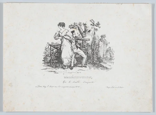 The Curse by Jules Boilly, print, 1832