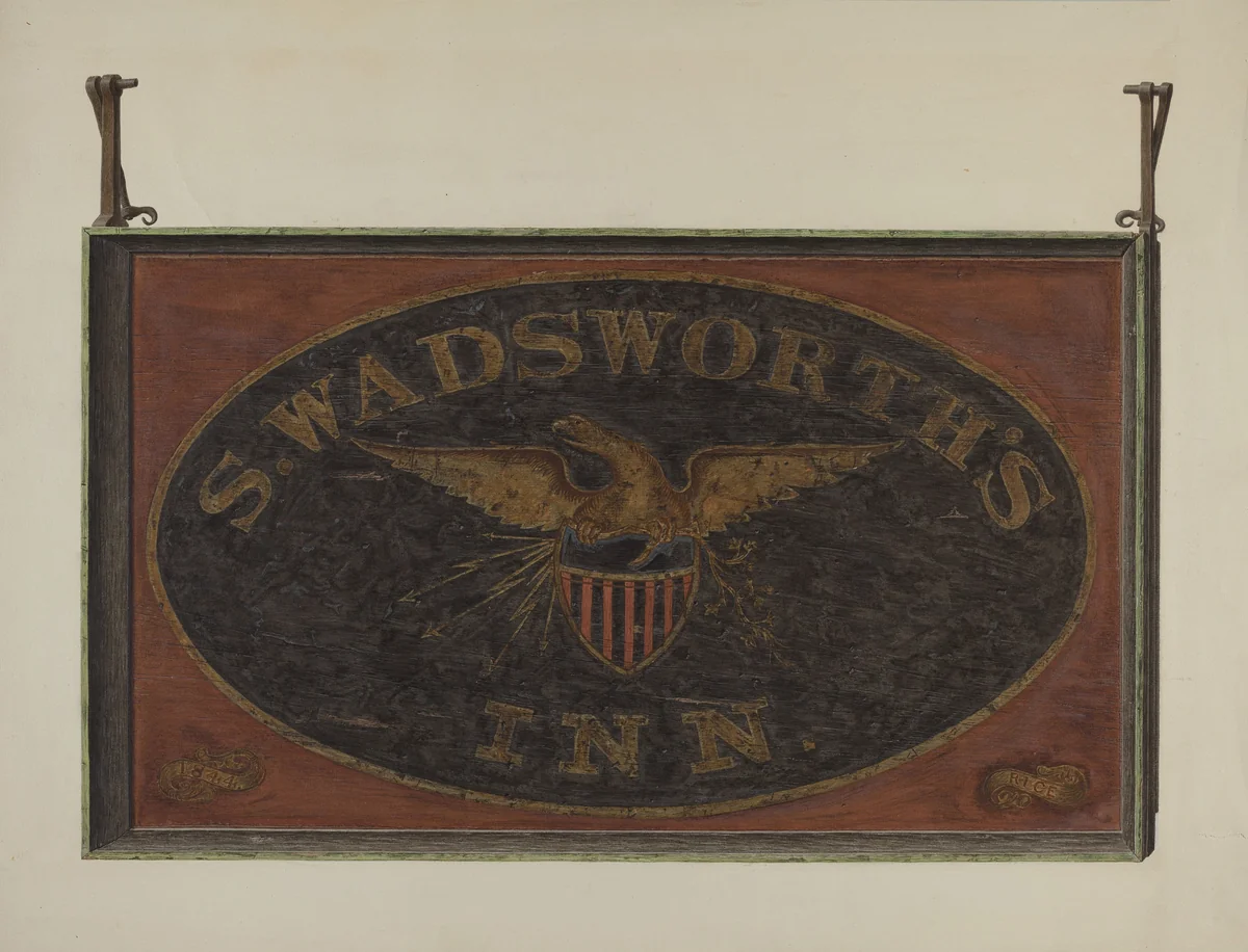 Tavern Sign by John Matulis, index of american design, 1940