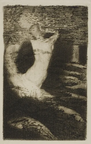 Passage of a Soul by Odilon Redon, print, 1891