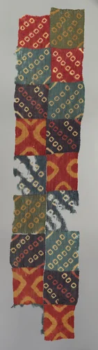 Fragment by Wari Peru, textile, 600-800
