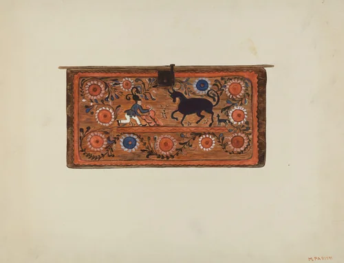 Chest by Margery Parish, index of american design, 1938