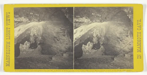 Angelica's Grotto, No. 26 from the series "Mammoth Cave Views" by Chas Waldack, photograph, 1866