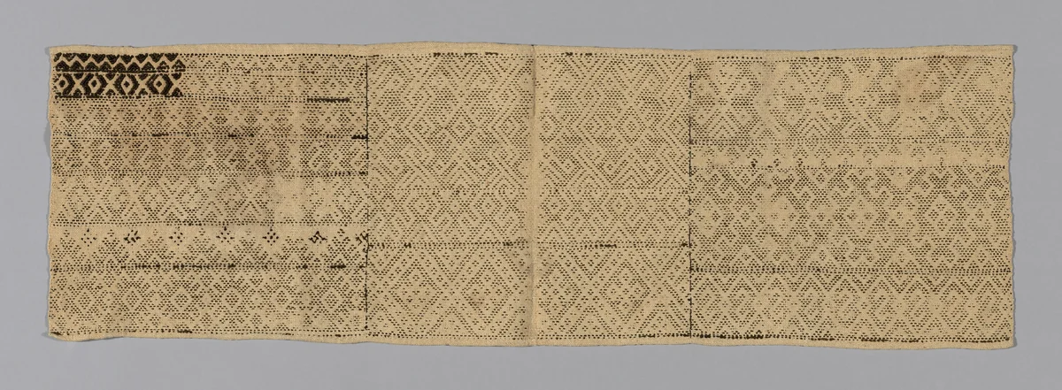 Sampler by Spain, textile, 1801-1900
